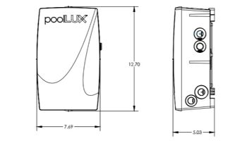 SR Smith poolLUX Power Lightning Control System | 100 Watt Transformer | Includes 2 Treo Light Kit | 2TR-PLX-PW100