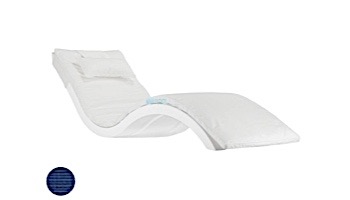 Ledge Lounger Signature Collection Chaise Cushion with Pillow | Standard Color Pacific Blue | LL-SG-C-CP-STD-4601