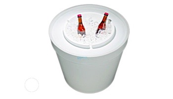 Ledge Lounger Ice Bin Lid | White | LLIBT-W