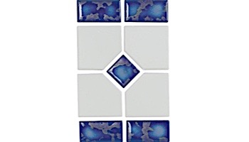 National Pool Tile Grace Series Pool Tile | Blue | GRACE-POISE
