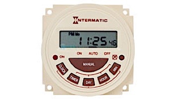 Intermatic PB300 Series 24-Hour Electronic Panel Mount Timer | SPDT 120V | PB313E