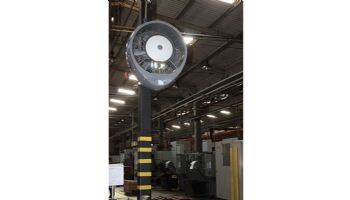 EcoJet by Joape Model Tornado 777 Industrial Wall Mount Misting Fan | Requires Water Line | 110V-60hz | 2,800 Sq. Ft. Cooling Area | Grey | LVP-050101