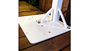 Aqua Creek Spa Lift Ultra | No Anchor | White Powder Coat with Blue Seat | F-005SLU