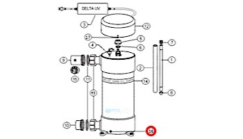 Delta Ultraviolet Drain Plug | 44-50265