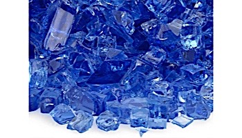 American Fireglass One Fourth Inch Classic Collection | Cobalt Fire Glass | 10 Pound Jar | AFF-COBL-J