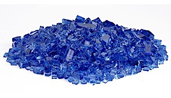 American Fireglass One Fourth Inch Classic Collection | Cobalt Fire Glass | 10 Pound Jar | AFF-COBL-J