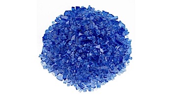 American Fireglass One Fourth Inch Classic Collection | Cobalt Fire Glass | 10 Pound Jar | AFF-COBL-J