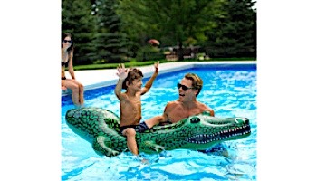 Ocean Blue Crazy Croc Ride-On Inflatable | 950400