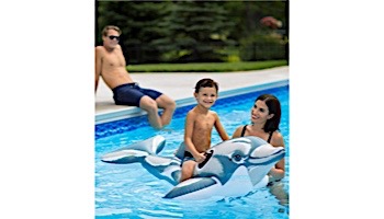 Ocean Blue Spinner The Dolphin Ride-On Inflatable | 950401