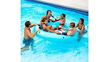 Ocean Blue Rock _ Roll Inflatable Island | 950447