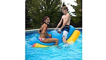 Ocean Blue Wave Rocker SeeSaw Inflatable | 950453