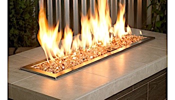 American Fireglass One Fourth Inch Premium Collection | Champagne Reflective Fire Glass | 10 Pound Jar | AFF-CHAMRF-J