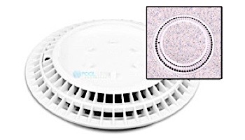 Color Match 8" Round VGB Pebble Top Drain Cover | White | 8-PTD-101A