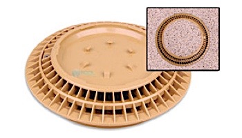 Color Match 8" Round VGB Pebble Top Drain Cover | Tan | 8-PTD-108A