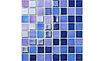 National Pool Tile Opal Glass 1.5x1.5 Tile | Azure Blue | OPL-AZURE