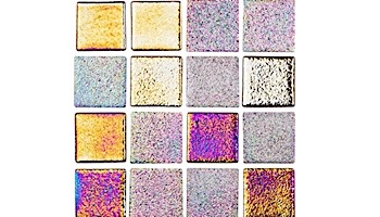 National Pool Tile Opal Glass 1.5x1.5 Tile | Steel Grey | OPL-GREY