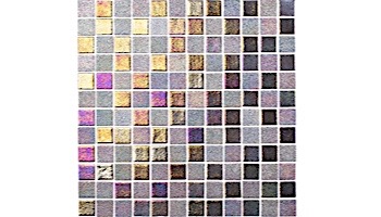 National Pool Tile Opal Glass 1x1 Tile | Bronze Alloy | OPL-ALLOY1X1
