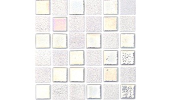 National Pool Tile Opal Glass 1x1 Tile | Pearl White | OPL-PEARL1X1