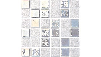 National Pool Tile Opal Glass 1x1 Tile | Pearl White | OPL-PEARL1X1