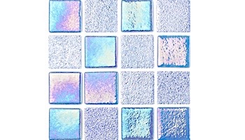 National Pool Tile Opal Glass 1.5x1.5 Tile | Azure Blue | OPL-AZURE