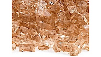 American Fireglass One Fourth Inch Classic Collection | Champagne Fire Glass | 10 Pound Jar | AFF-CHAM-J