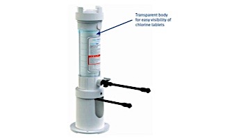 AquaStar ChemStar Clear Off-Line Automatic Chlorinator Tab Feeder | CH200CLR