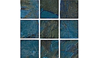 National Pool Tile Coral 2x2 Series | Teal | CRL-TEAL2X2