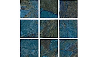 National Pool Tile Coral 2x2 Series | Teal | CRL-TEAL2X2