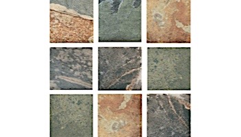 National Pool Tile Himalayan Slate 2x2 Series | Multicolor | HMS-MULTI2X2