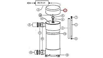 Delta Ultraviolet Electrical Enclosure Bonnet | 86-02094