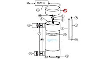 Delta Ultraviolet Electrical Enclosure Bonnet | 86-02094