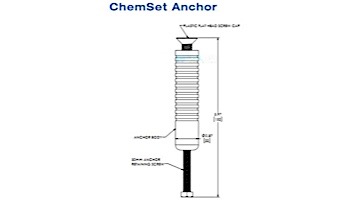 S.R Smith Lane line Anchor Stainless Steel | 6" | 17-61-140S