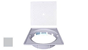 Custom Molded Square Skimmer Cover & Collar | White | 25538-900-000