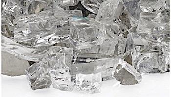 American Fireglass Half Inch Premium Collection | Cobalt Reflective Fire Glass | 10 Pound Jar | AFF-COBLRF12-J