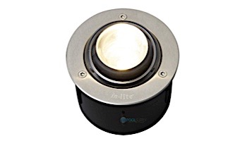 in-lite FISH EYE 100 LED Ground Light | Warm White Light | 12V 5W | Stainless Steel Ring | 1200521