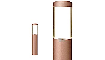 in-lite LIV LOW LED Bollard Light | Height 15" | 12V 2W | Copper | 10201770