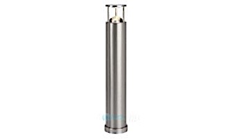in-lite FISH EYE LOW LED Bollard Light | Height 13.38" | 12V 5W | Silver Stainless Steel | 1300190