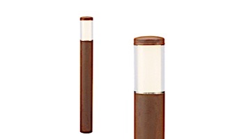 in-lite LIV HIGH Bollard LED Light | Height 24" | 12V 2W | Corten | 10201730