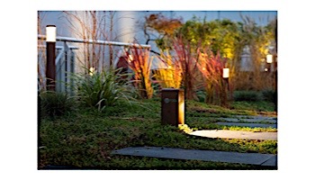 in-lite LIV HIGH Bollard LED Light | Height 24" | 12V 2W | Corten | 10201730