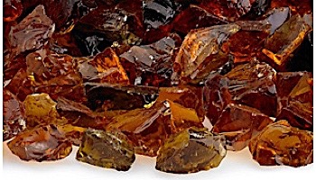 American Fireglass Small Recycled Glass Collection | Light Green Fire Glass | 10 Pound Jar | CG-LTGREEN-J