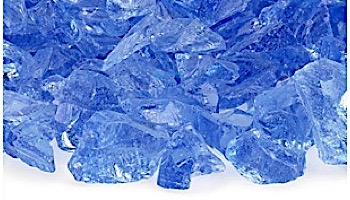 American Fireglass Small Recycled Glass Collection | Light Green Fire Glass | 10 Pound Jar | CG-LTGREEN-J