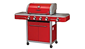 Bullet Bel Air 4 Burner Vintage Grill Cart by Bull Outdoor Products | Candy Apple Red | 79000