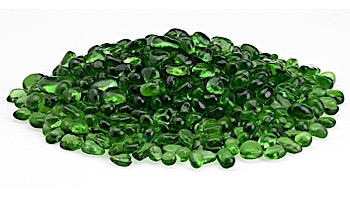 American Fireglass Eco Glass Collection | Jade Green Glass Beads | 10 Pound Jar | ECO-GRE-J