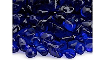 American Fireglass Eco Glass Collection | Saphire Blue Glass Beads | 10 Pound Jar | ECO-SAP-J