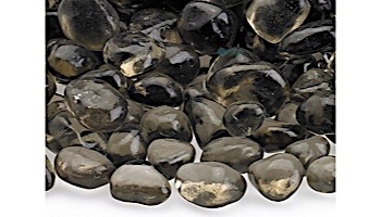 American Fireglass Eco Glass Collection | Smoke Glass Beads | 10 Pound Jar | ECO-SMO-J