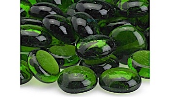American Fireglass Half Inch Fire Beads Collection | Emerald Green Fire Beads | 10 Pound Jar | FB-EME-J