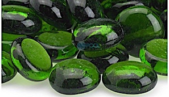 American Fireglass Half Inch Fire Beads Collection | Emerald Green Fire Beads | 10 Pound Jar | FB-EME-J