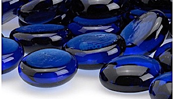 American Fireglass Half Inch Fire Beads Collection | Royal Blue Fire Beads | 10 Pound Jar | FB-ROY-J