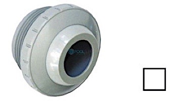 Aquastar Three Piece Directional Eyeball Fitting | 1-1/2" MPT | with 1" Orifice | White | 8101