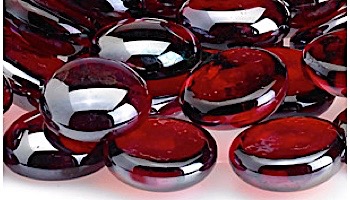 American Fireglass Half Inch Fire Beads Collection | Sangria Luster Fire Beads | 10 Pound Jar | FB-SANLST-J